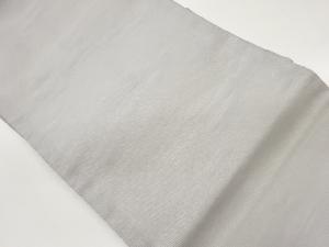 紗 萩に芝模様織出し名古屋帯